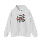 What Broke Me Built Me Graphic  - Cozy Hoodie