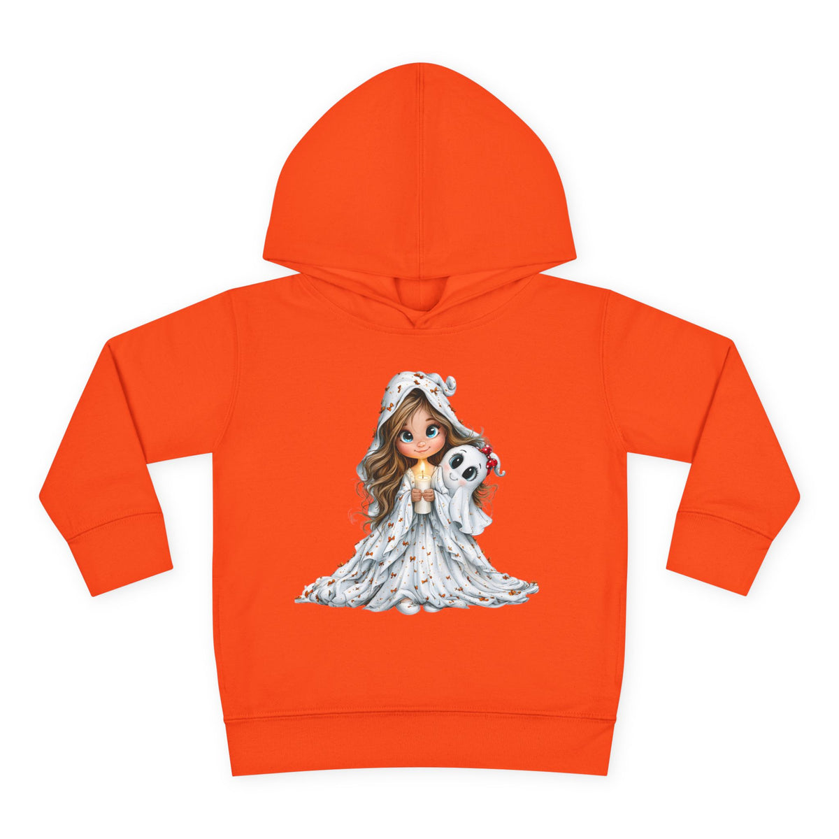 Toddler Girl and Ghost Pullover Hoodie