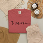 Thankful Unisex Comfort Colors T-Shirt – Gratitude Thanksgiving Tee