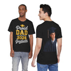 Proud Dad of a 2026 Graduate FRONT & BACK upload photo T-Shirt