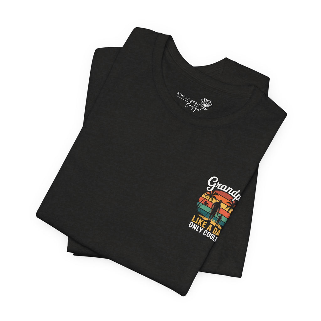 Grandpa Like Dad But Only Cooler T-Shirt — Funny Golf Tee