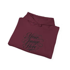 Custom Image & Optional Text Graphic Print - Cozy Hoodie