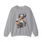 Wine Lover Crewneck Sweatshirt — Chic "You Are" Illustration
