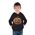 Toddler Halloween Pumpkin Hoodie — Patchwork Jack-O'-Lantern Pullover
