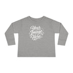 Toddler Long Sleeve Tee — Custom Image & Optional Text
