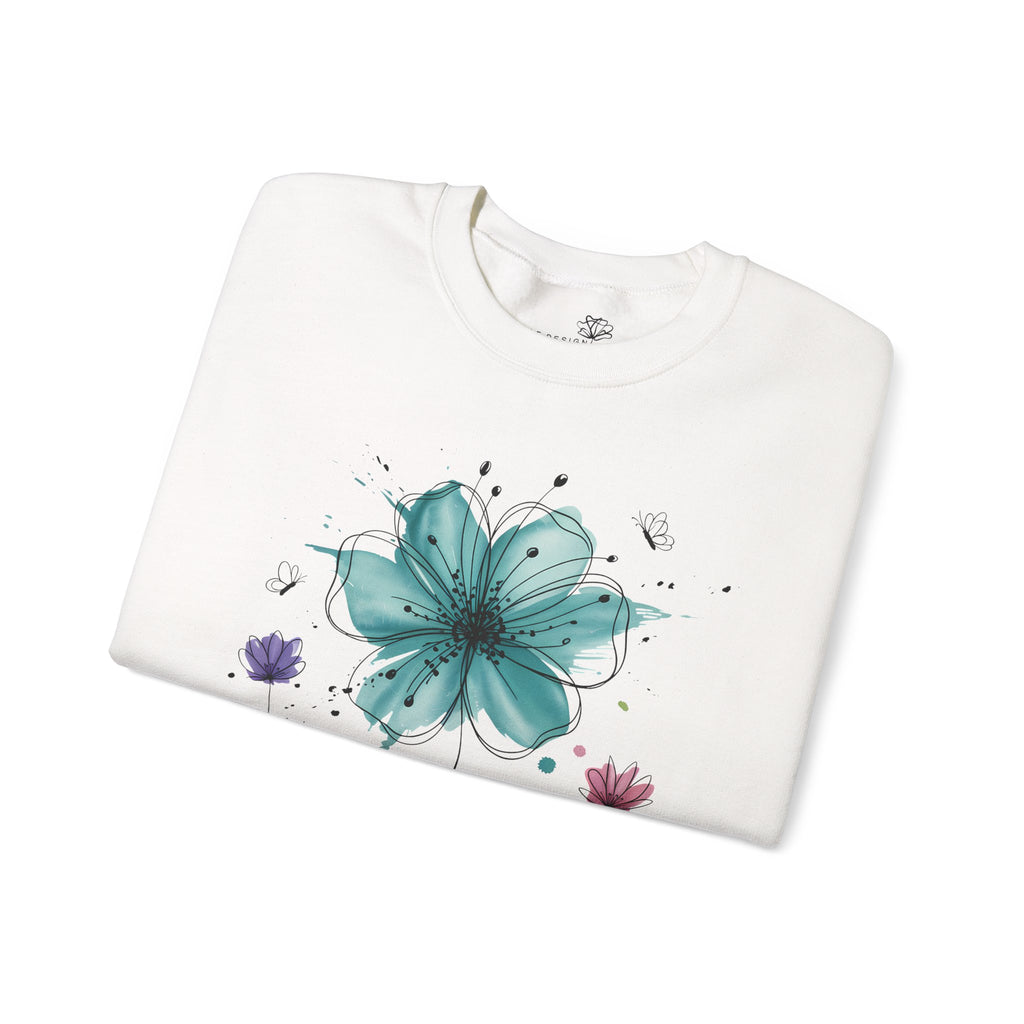 "Mama" Boho Flower Crewneck Sweatshirt — Mother's Day Gift