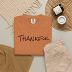 Thankful Unisex Comfort Colors T-Shirt – Gratitude Thanksgiving Tee