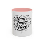Personalized Accent Coffee Mug — Custom Image & Optional Text | 11oz & 15oz