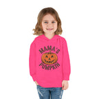 Toddler Hoodie — "Mama's Pumpkin" Halloween Jack-o'-Lantern Pullover