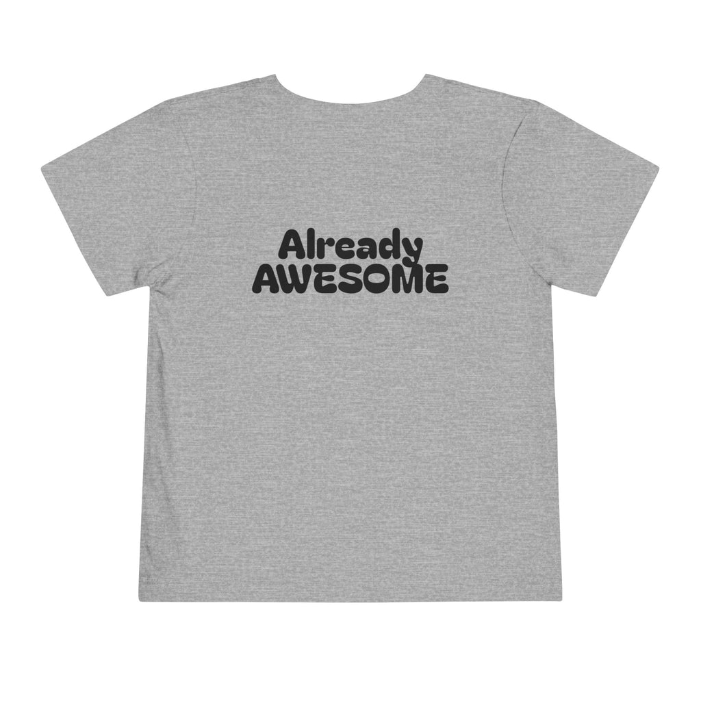 Toddler Tee - "Class of 2038" Front & "Already Awesome" Back Preschool Graduation Shirt