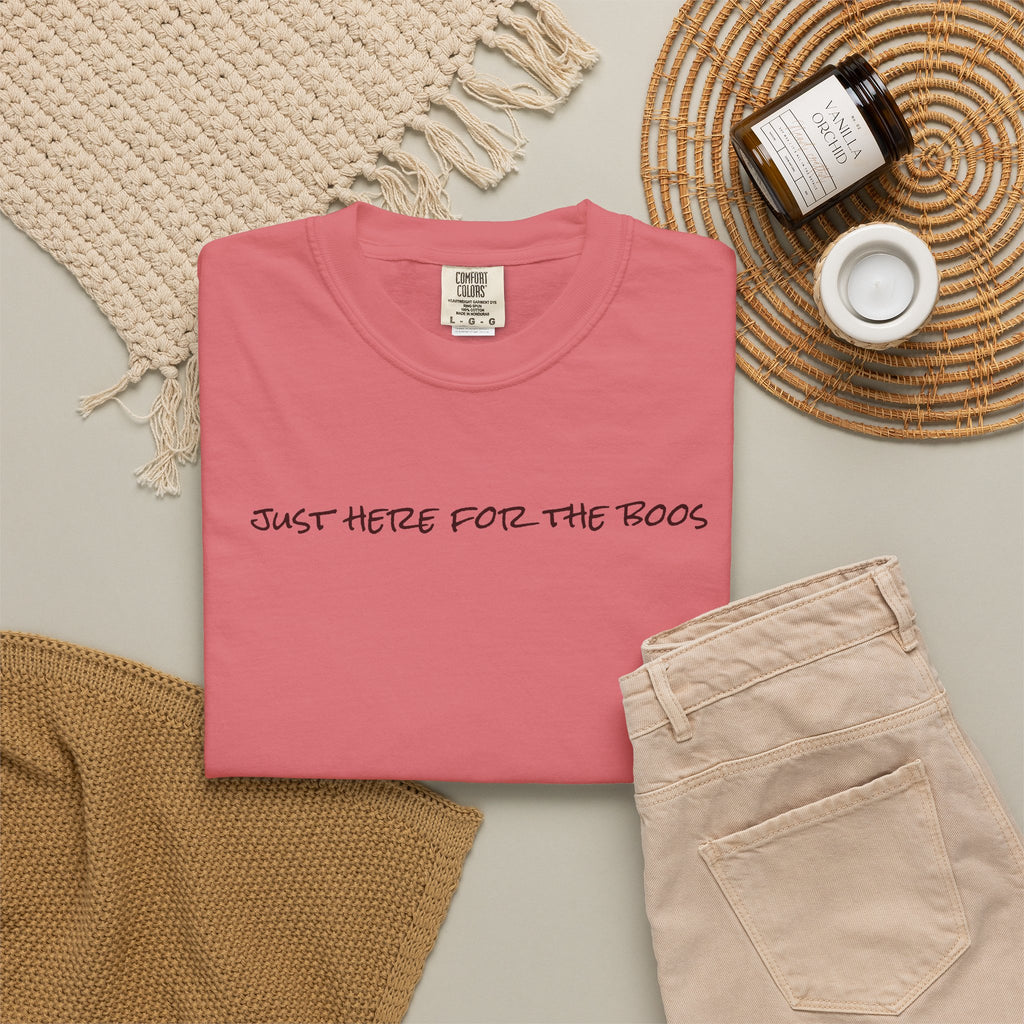 I Am Just Here For The Boos Comfort Colors Unisex  T-shirt