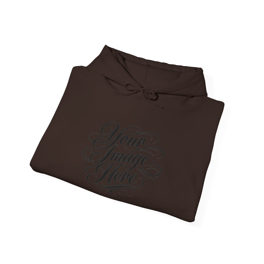 Custom Image & Optional Text Graphic Print - Cozy Hoodie