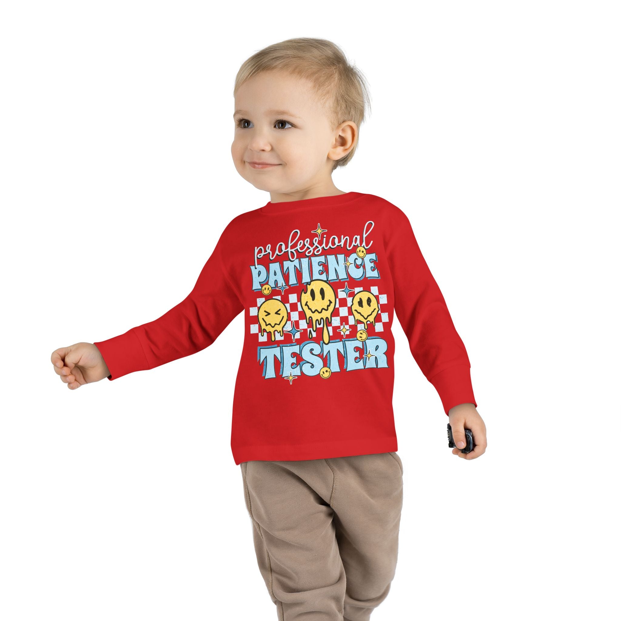 Professional Patience Tester Toddler Long Sleeve Tee