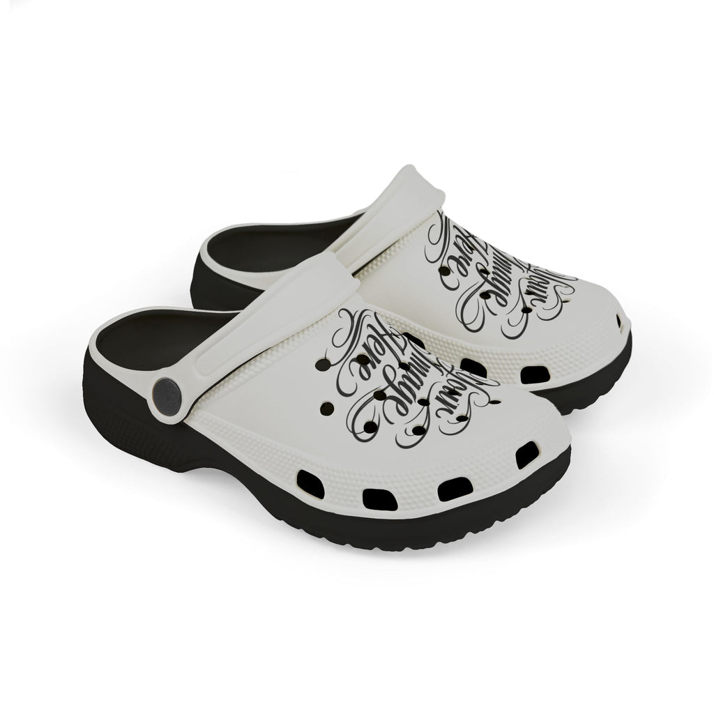 Kids Foam Clogs — Custom Script Graphic EVA Slip-Ons