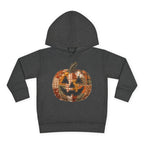 Toddler Halloween Pumpkin Hoodie — Patchwork Jack-O'-Lantern Pullover