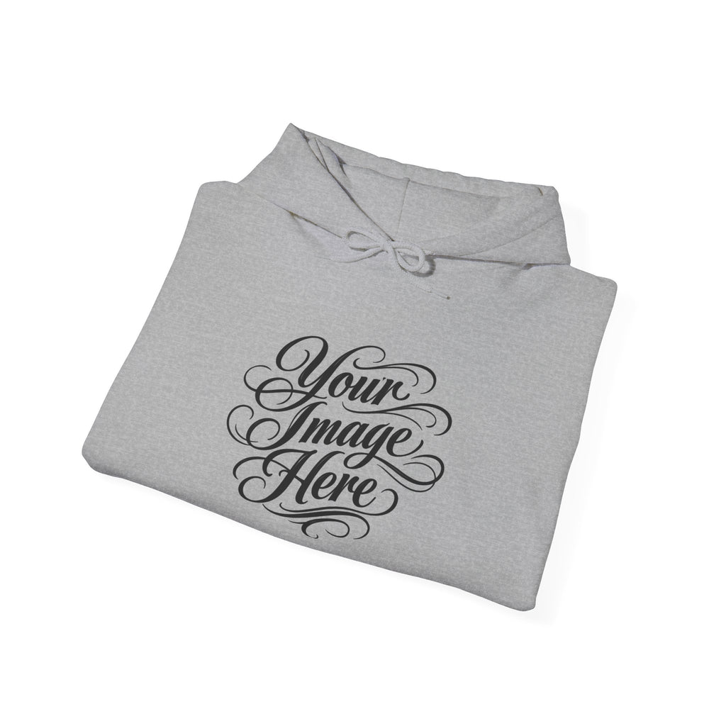 Custom Image & Optional Text Graphic Print - Cozy Hoodie