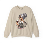 Wine Lover Crewneck Sweatshirt — Chic "You Are" Illustration