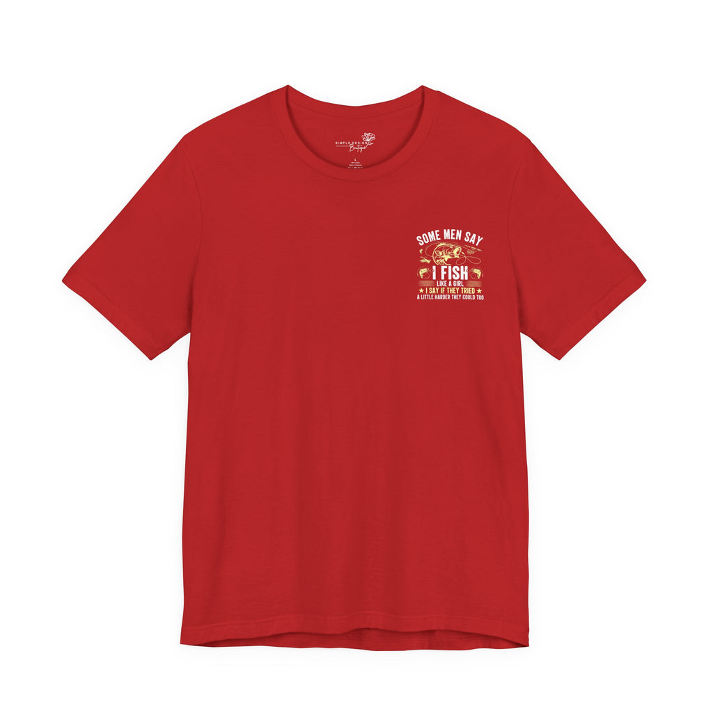 Fishing Unisex T-Shirt — Classic Tee for Anglers & Outdoor Lovers