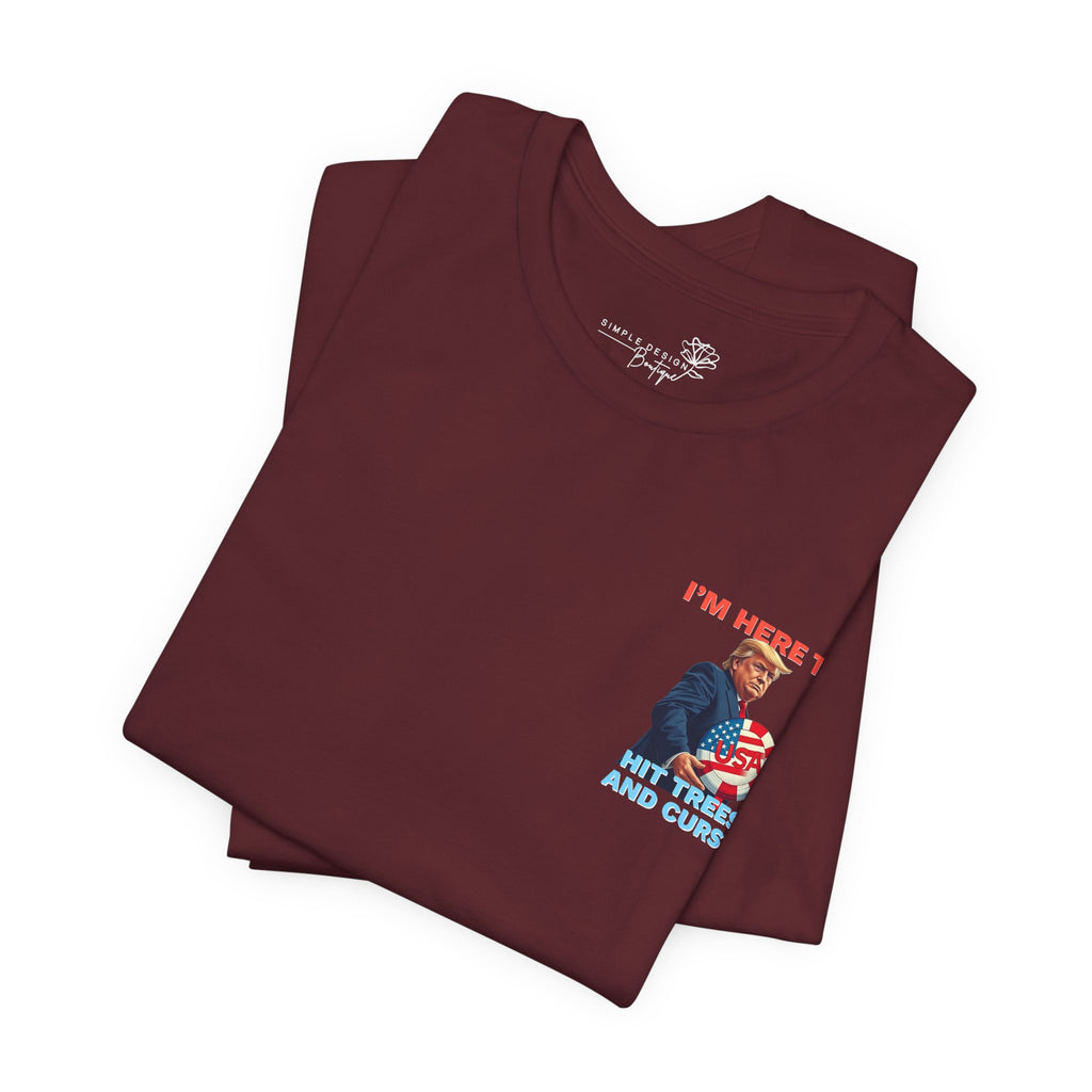 Trump Golf T-Shirt — Funny Political Golf Tee