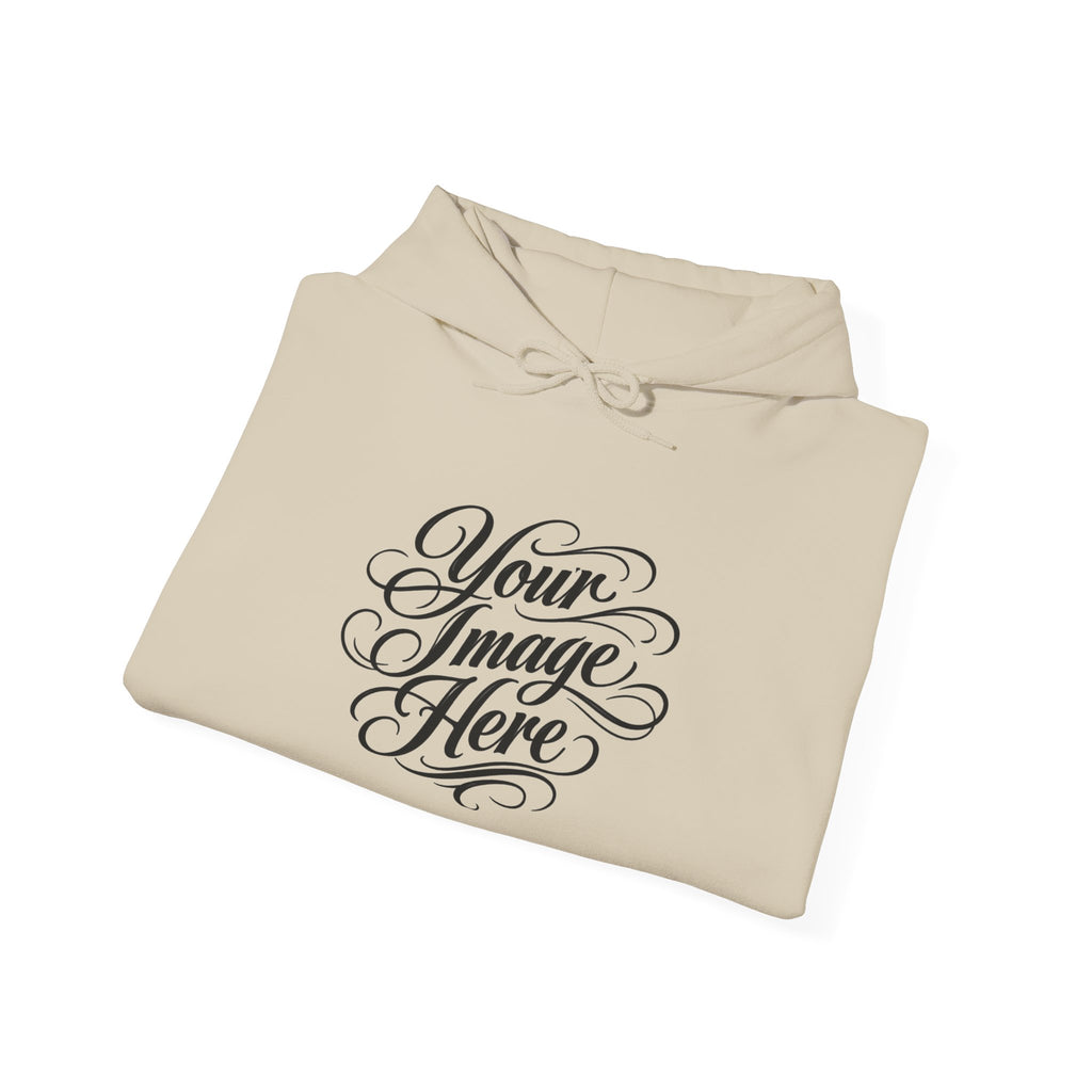 Custom Image & Optional Text Graphic Print - Cozy Hoodie