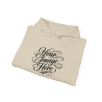 Custom Image & Optional Text Graphic Print - Cozy Hoodie