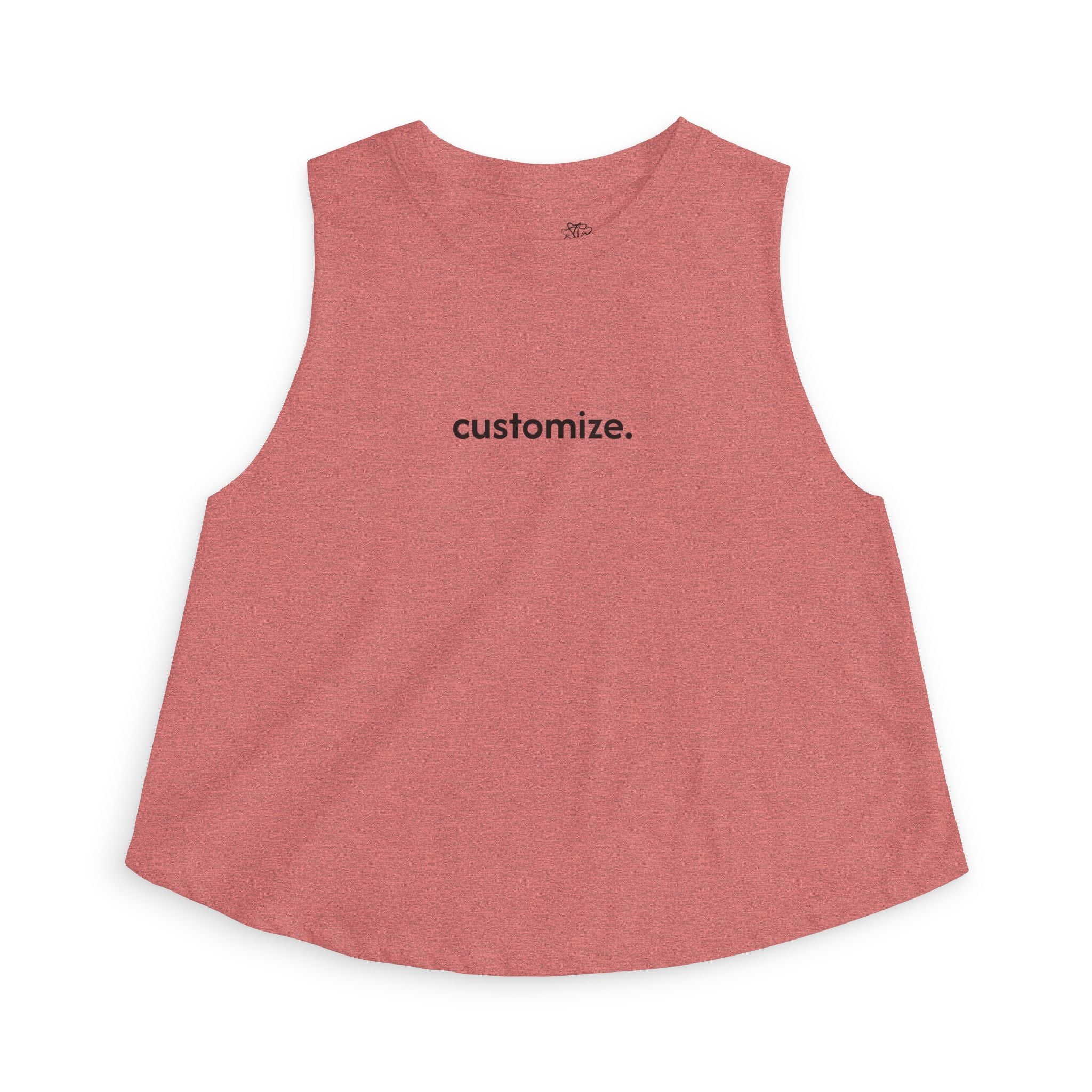 Women's Crop Tank — Custom Text