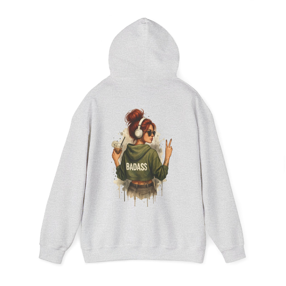 Badass Woman Graphic - Cozy Hoodie