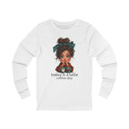 Today Is a Latte Coffee Day —  Cute Girl Graphic Long Sleeve Tee