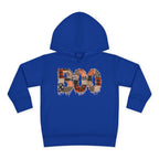Toddler Hoodie - "BOO" Plaid Halloween Pullover