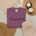 Thankful Unisex Comfort Colors T-Shirt – Gratitude Thanksgiving Tee