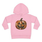 Toddler Halloween Pumpkin Hoodie — Patchwork Jack-O'-Lantern Pullover
