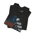 Patriotic Flag Golf Club T-Shirt — American Flag Golfer Tee