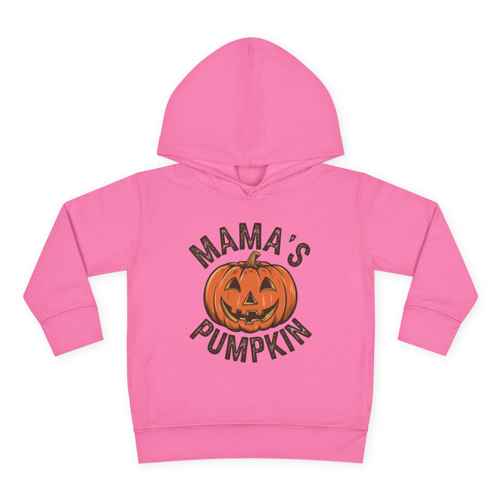 Toddler Hoodie — "Mama's Pumpkin" Halloween Jack-o'-Lantern Pullover