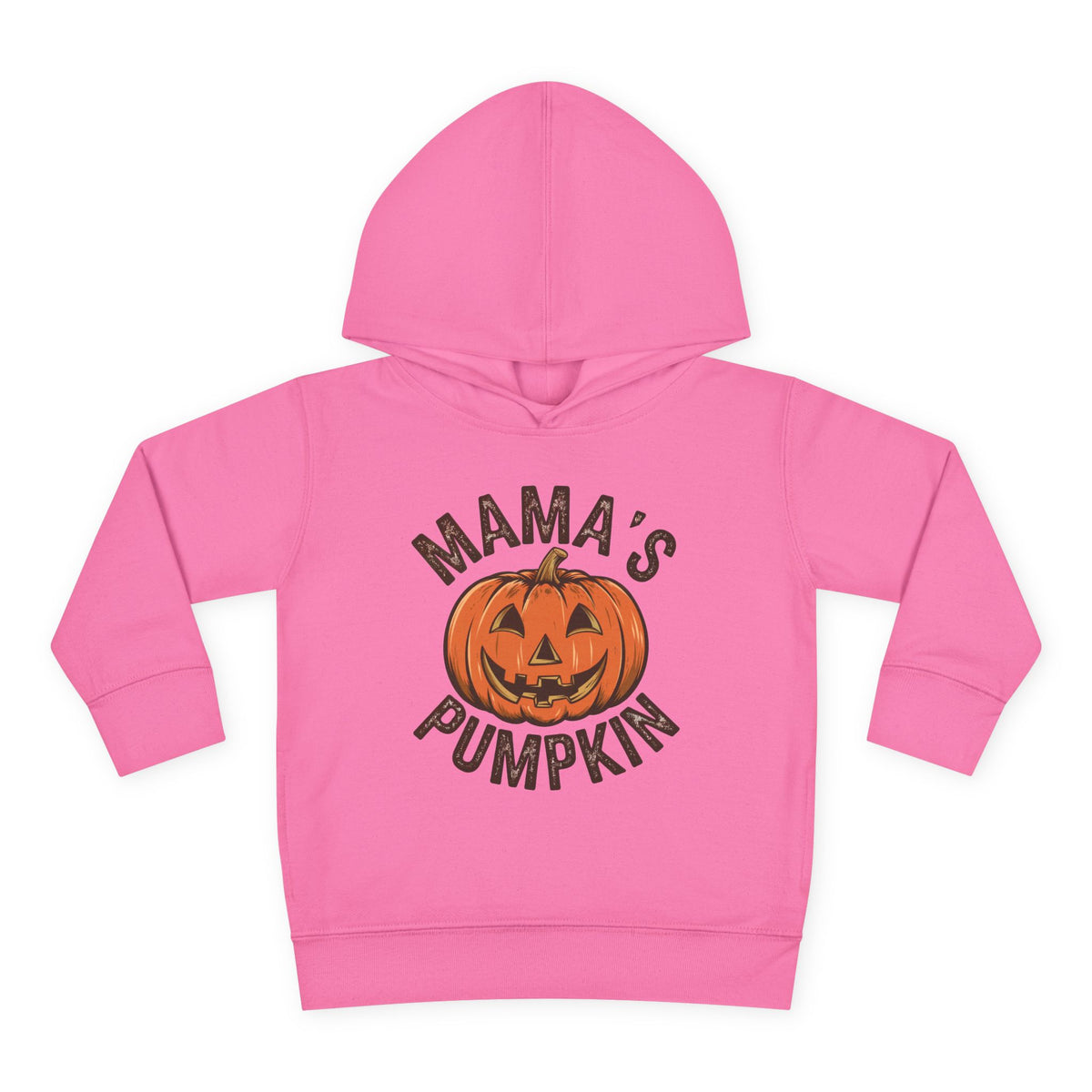 Toddler Hoodie — "Mama's Pumpkin" Halloween Jack-o'-Lantern Pullover