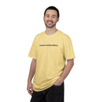 EMBROIDERED Custom Text Comfort Colors Unisex (Light Colors/Shades) T-Shirt
