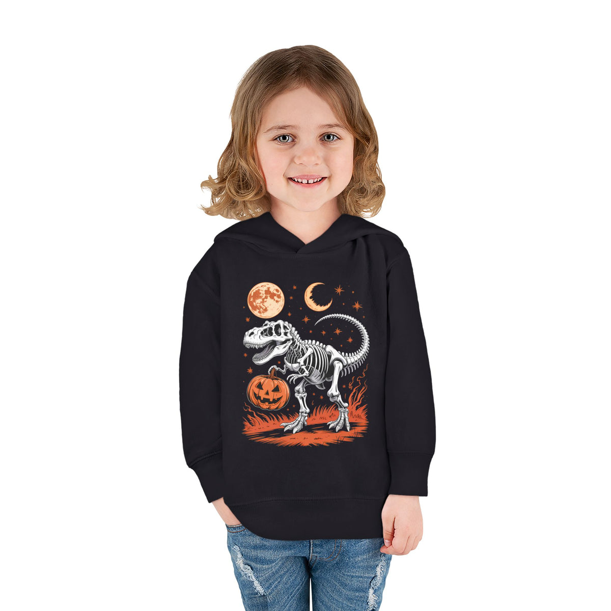 Toddler Halloween Dinosaur Pullover Hoodie