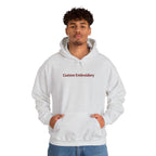 EMBROIDERED Custom Text (Light Colors/Shades) Unisex Hoodies