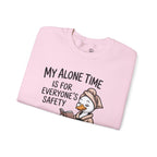 My Alone Time Is For Everyone's Safety Duck Sweatshirt — Funny Gift for Her