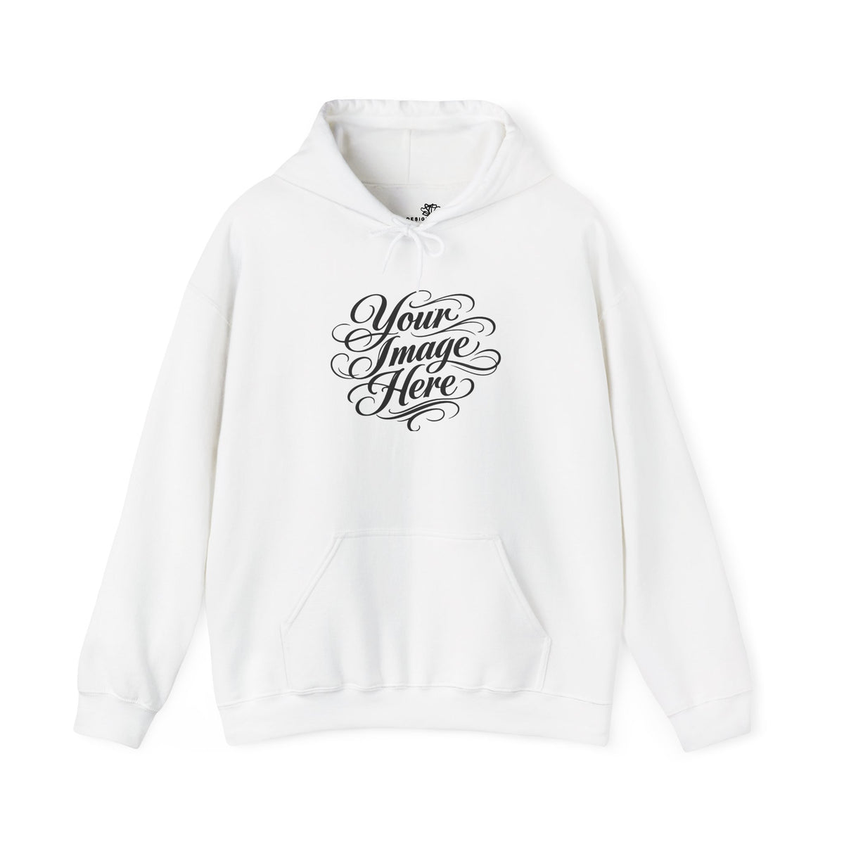 Custom Image & Optional Text Graphic Print - Cozy Hoodie