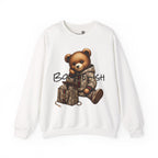 Cute Luxury Bear Bougie-ish Graphic - Pullover Sweatshirt