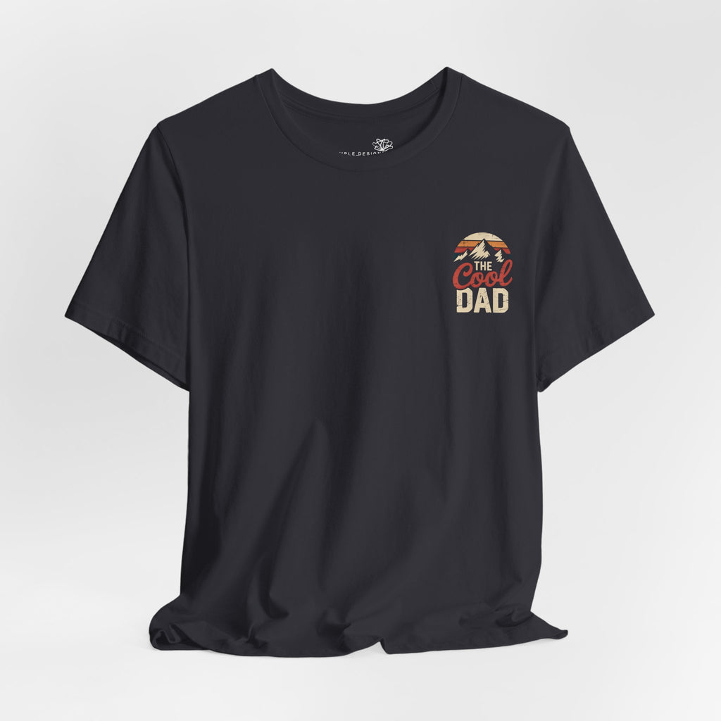 The Cool Dad — Left Chest Print T-Shirt