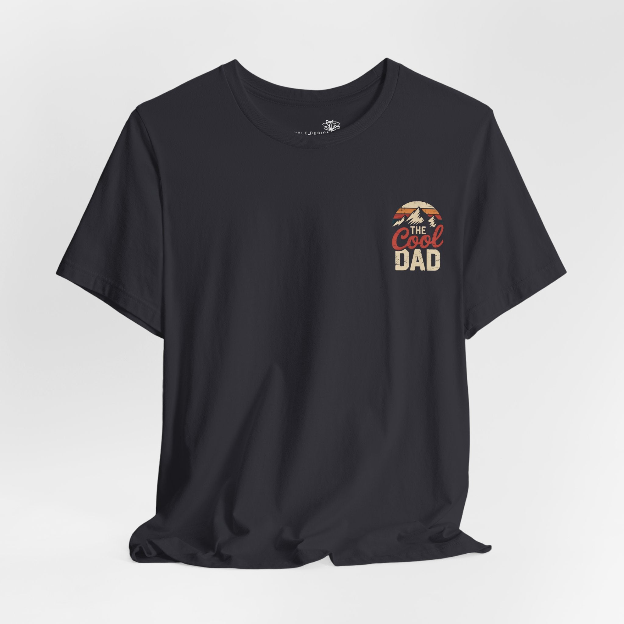 The Cool Dad — Left Chest Print T-Shirt