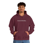 EMBROIDERED Custom Text (Dark Colors/Shades) Cozy Unisex Hoodies