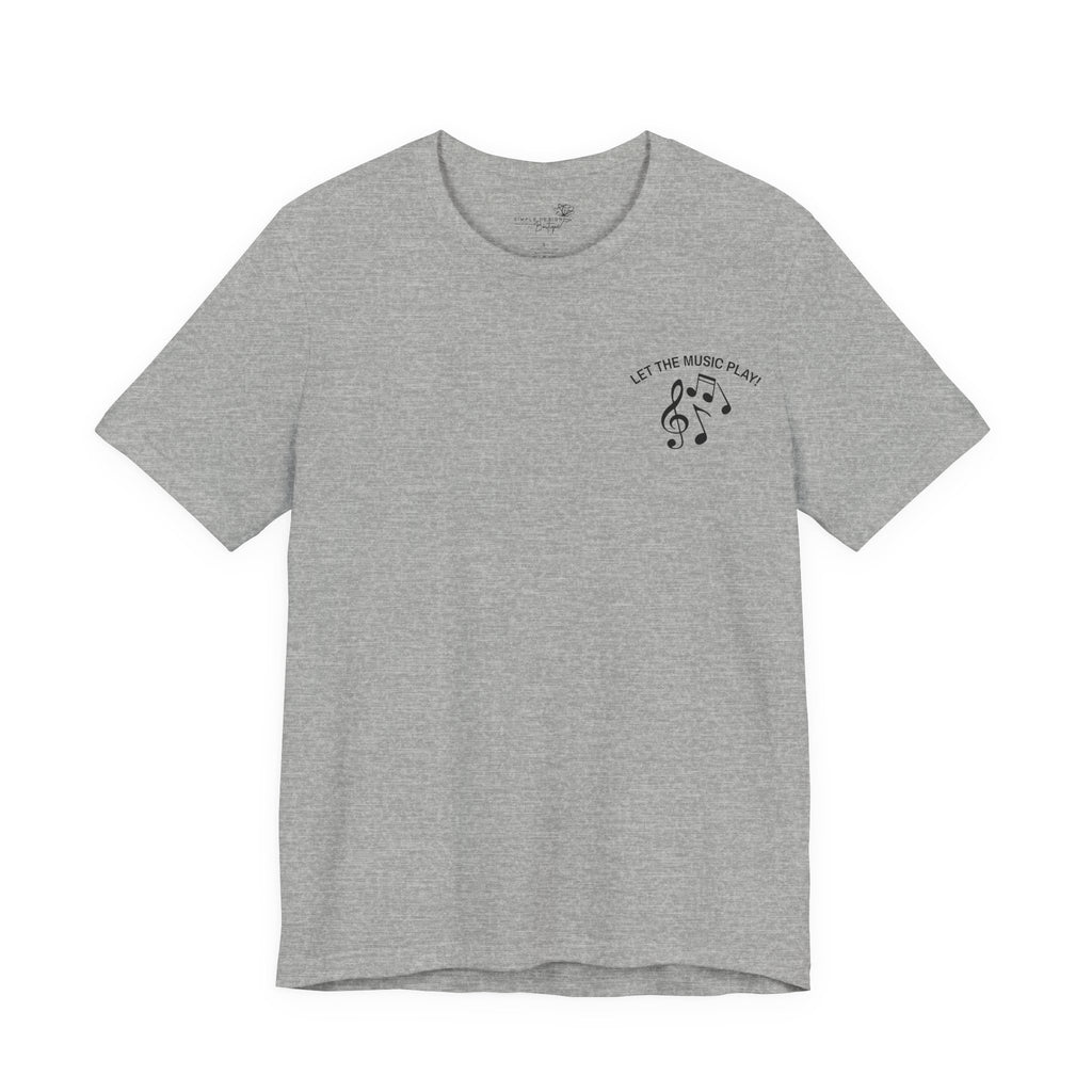 Musical Notes Unisex T-Shirt — Subtle Graphic Tee for Music Lovers 🎵