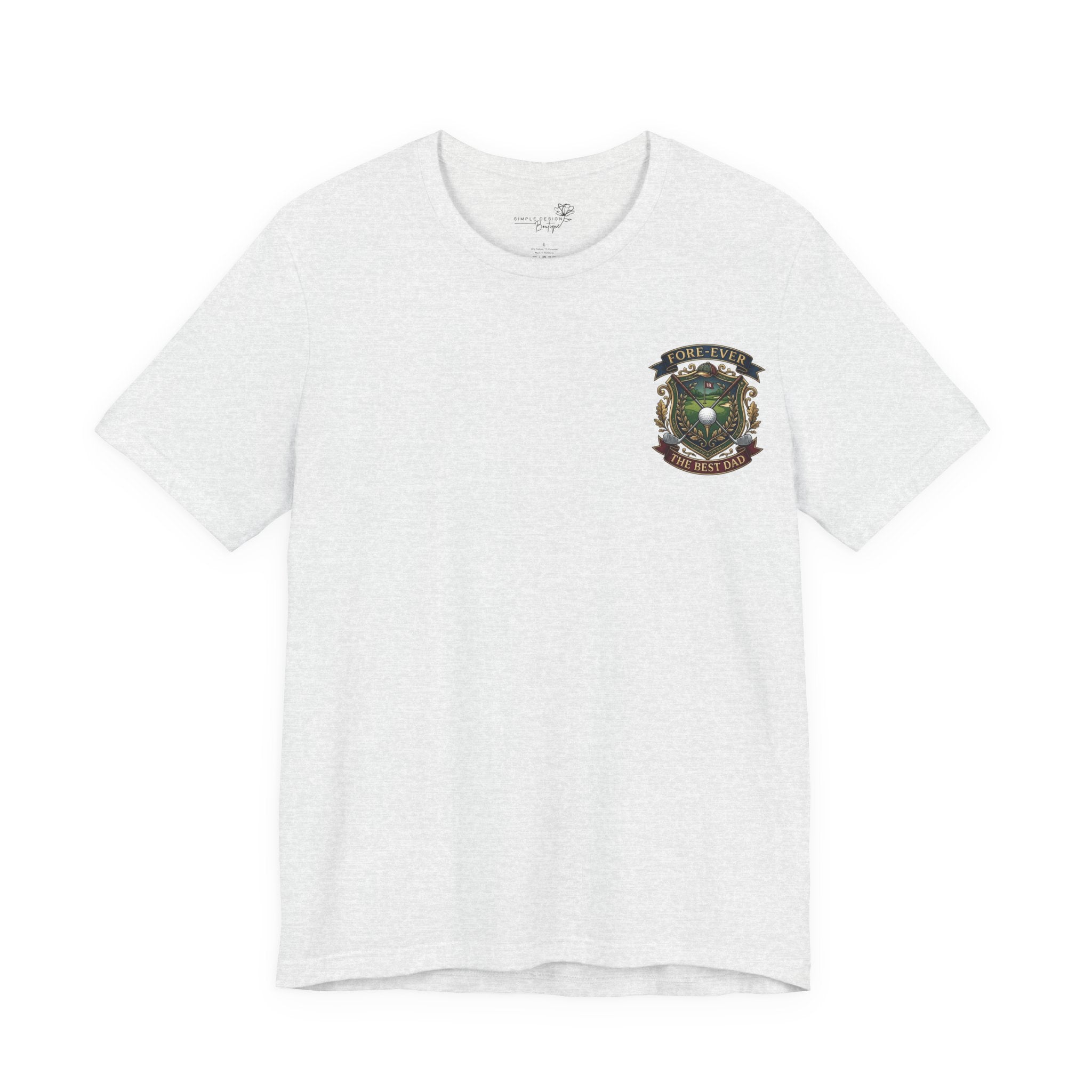 Fore-Ever the Best Dad — Golf Crest T-Shirt