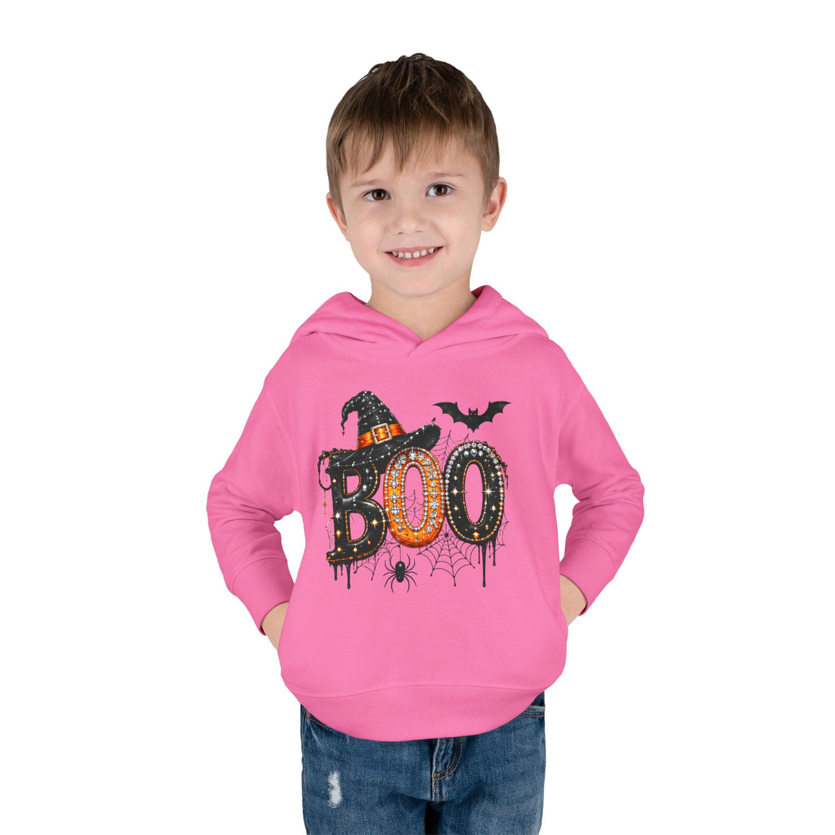 Toddler Halloween BOO Pullover Hoodie
