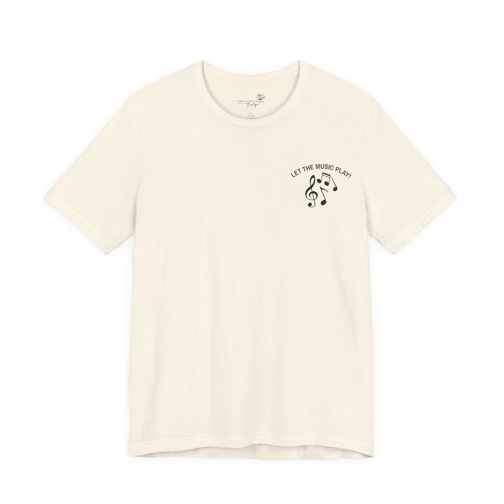 Musical Notes Unisex T-Shirt — Subtle Graphic Tee for Music Lovers 🎵