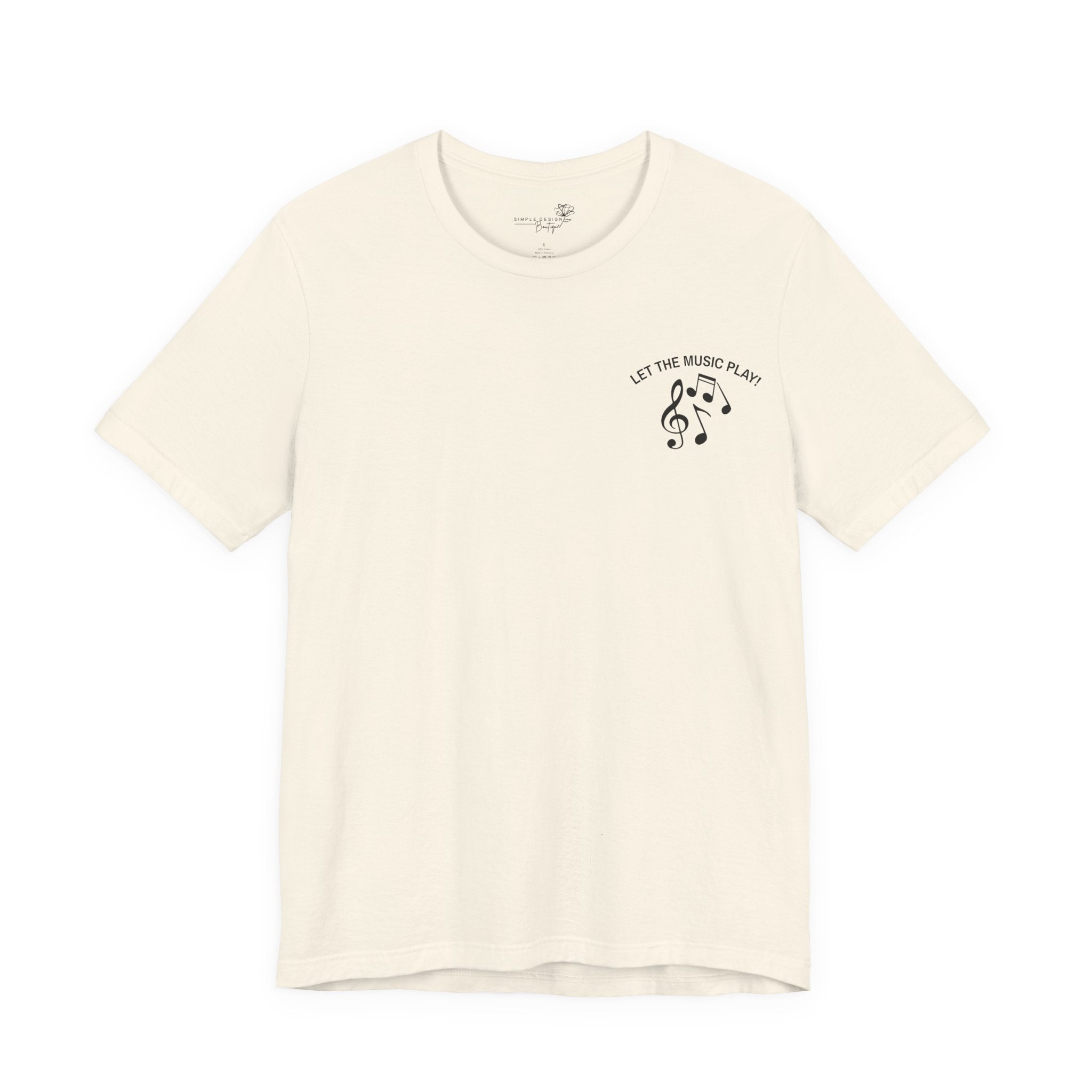 Musical Notes Unisex T-Shirt — Subtle Graphic Tee for Music Lovers 🎵