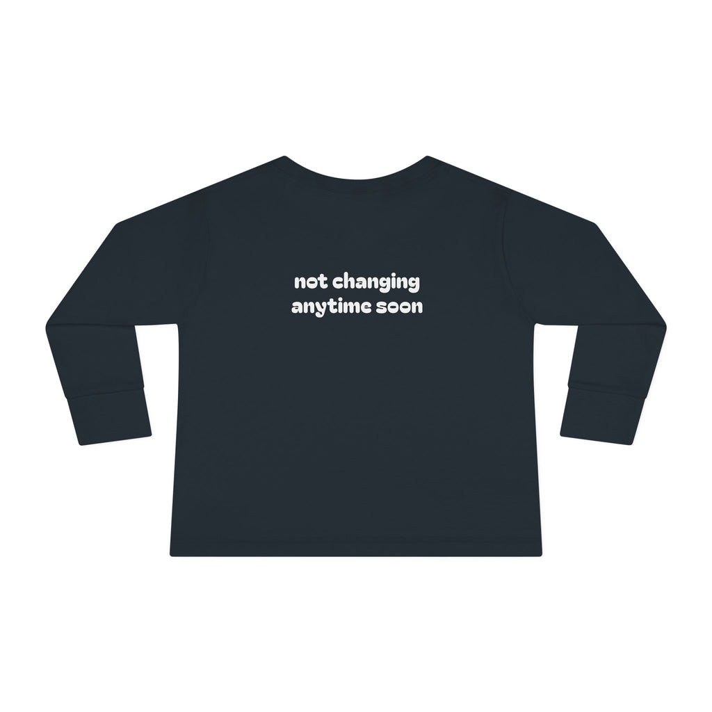 Sassy Since Birth — Not Changing Anytime Soon | Front & Back Toddler Tee