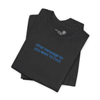 Men's Personalized Embroidered T-Shirt — Your Words, Your Way